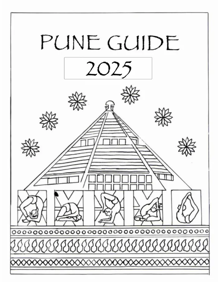 Pune Guide 2025 cover, drawn by Bobby Clennell
